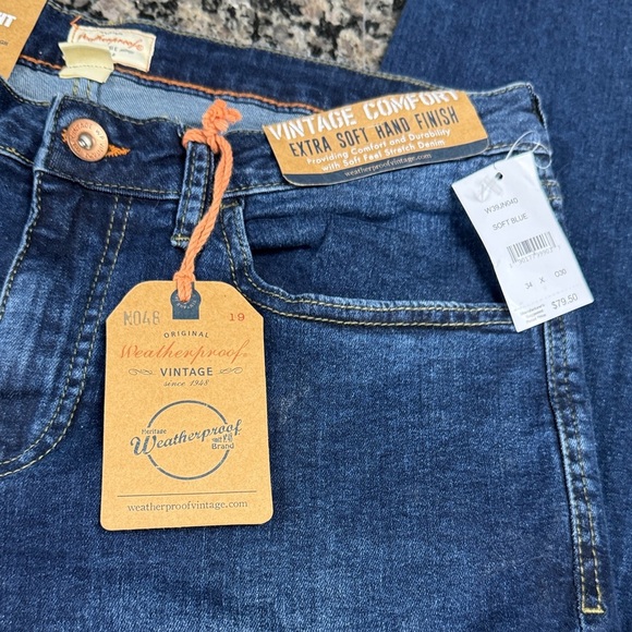 Weatherproof Vintage Slim Straight  Comfort Fit Jeans NWT 34/30 - Picture 6 of 12